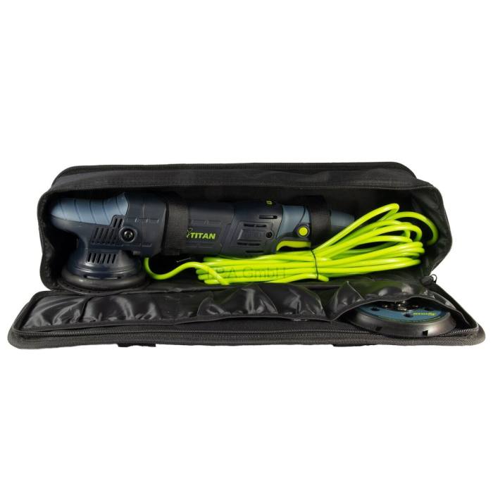 MASINA DE POLISAT ORBITALA TITAN TDA21-2 (PP-10189) Putere 1050W, cursa orbitala 21mm, talpa 125mm, cu geanta de transport [4]