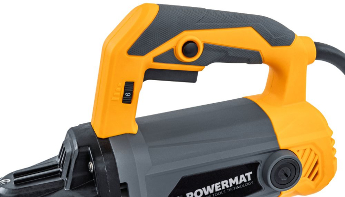 Mașină de șlefuit beton 2450W, 105mm, Reglaj turație, Lucru umed/uscat + Accesorii [8]