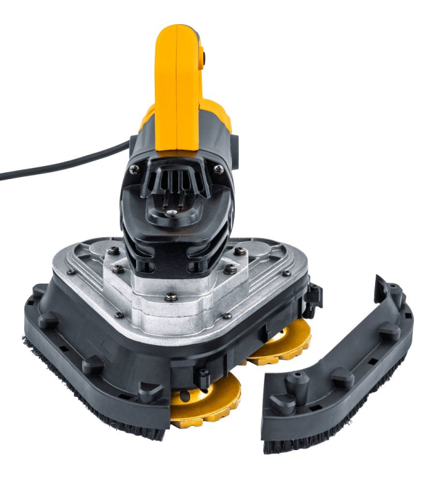 Mașină de șlefuit beton 2450W, 105mm, Reglaj turație, Lucru umed/uscat + Accesorii [5]