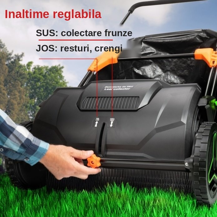 Matura Mecanica Manuala VERDA 100L, pentru Frunze, Iarba si Alei Pavate - Cod SN1302 [3]