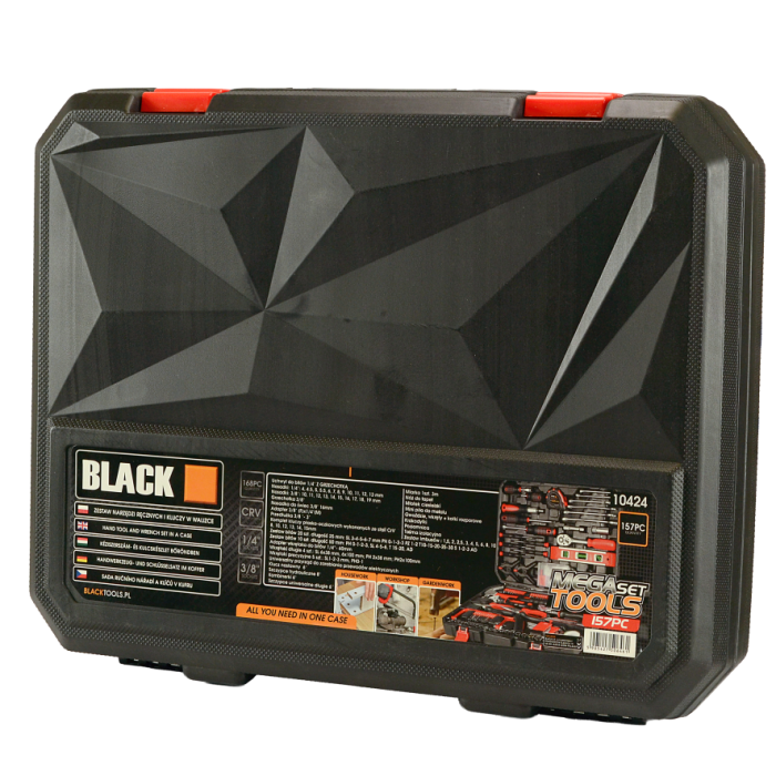 Mega set universal 168 chei clichet, chei tubulare, chei Allen, surubelnite, ciocan, clesti cu varf, set sertizator, ruleta, mini-fierastrau,cleme, banda izolatoare [5]