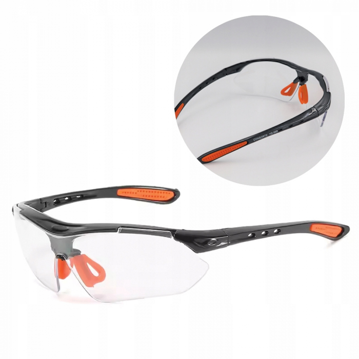Ochelari de protectie transparenti - Claritate si siguranta in orice mediu -Protectie impotriva vantului si a prafului [5]