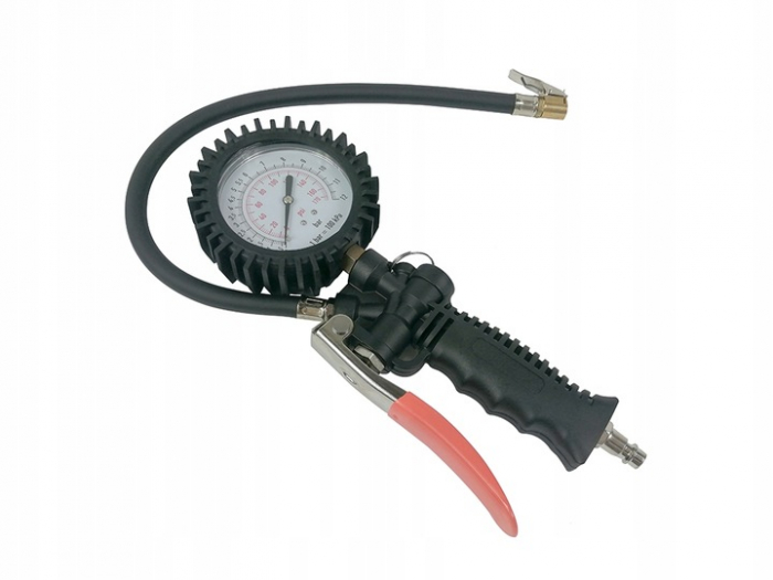 Pistol de umflat roti cu manometru 0-12 bari debit de aer - 100 l/min [3]