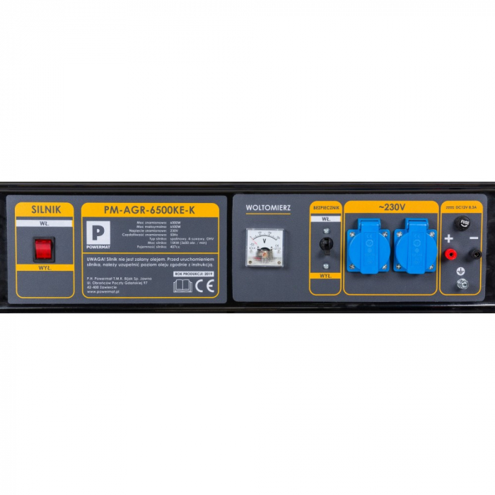 Generator de curent 6500 W PM-AGR-6500KE-cu ROȚI cu pornire electrica [10]