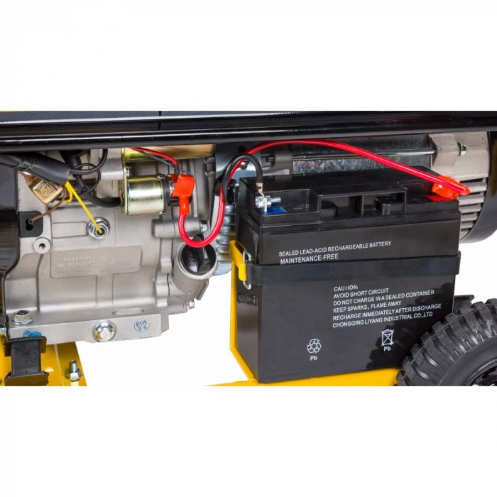 Generator electric 7500 KW PM-AGR-7500KE cu  ROȚI + pornire electrica [15]