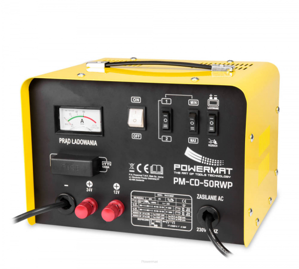 Redresor de baterie 12/24V cu pornire 200A + telecomanda  Powermat PM-CD-50RWP [5]