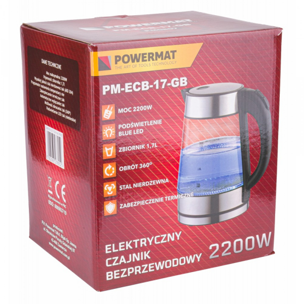 Ceainic electric, sticla LED 2200 PM-ECB-17-GB csm0864 [2]