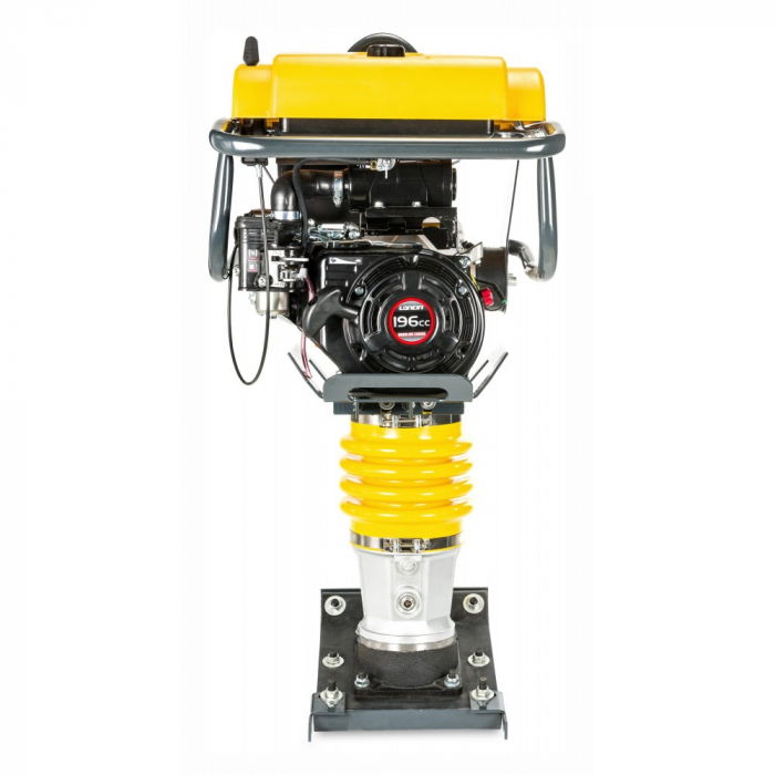 Mai compactor cu motor Loncin de 6.5 Cp,greutate 73 Kg,forta compactoare 10 kN ,burduf Germania [7]