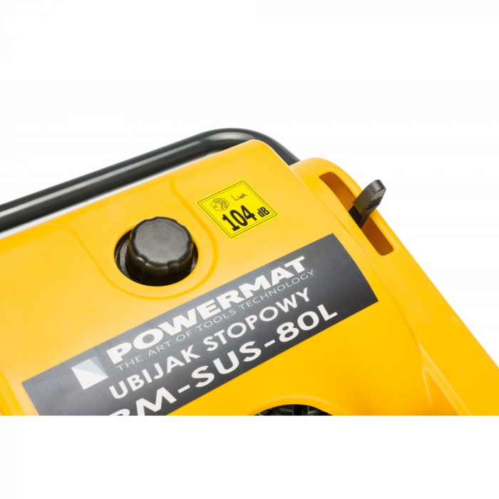 Mai compactor cu motor Loncin de 6.5 Cp,greutate 73 Kg,forta compactoare 10 kN ,burduf Germania [13]