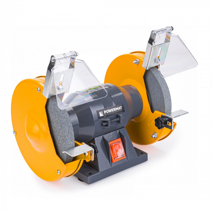 Polizor de banc 1500W cu inclinatie, doua discuri de piatra [2]