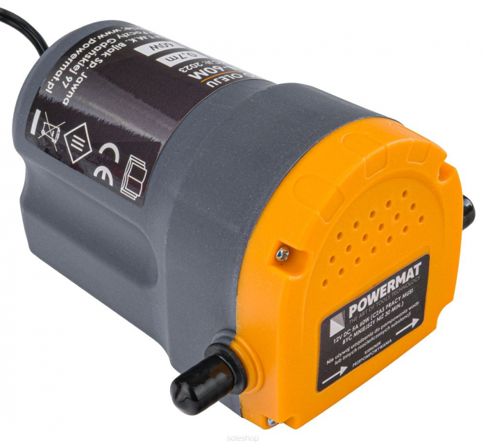 Pompa de ulei cu autoamorsare 12V  5l/min, furtun inclus [10]