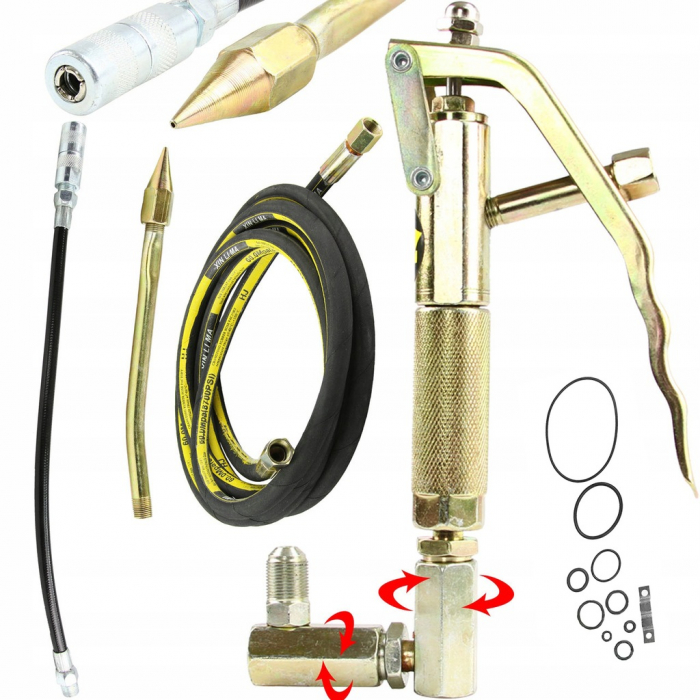 Pompa  gresor actionat pneumatic pentru vaselina 12L [8]