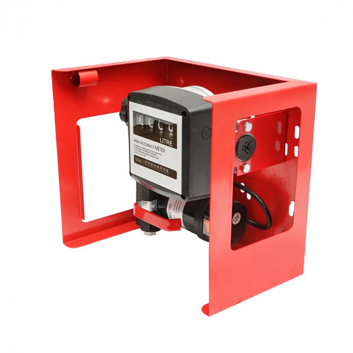Pompa transfer motorina 24V,40l/minut cu contor furtun si pistol de alimentare [2]