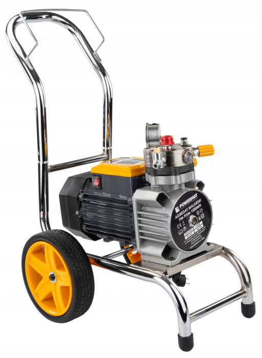 Pompa zugravit vopsit airless electrica cu piston 1500W  225 bar  furtun 15 m GRATUIT   Extensie pistol  50cm [6]