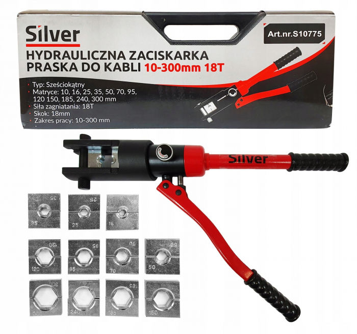 Presa hidraulica sertizare cablu 10-300mm2 forta de presiune 18 Tone [4]