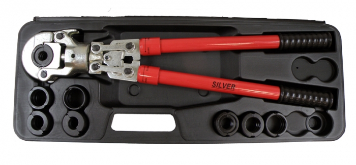 Presa sertizare tevi si conducte PEX  8 capete de presare TH si U  16-32mm [7]