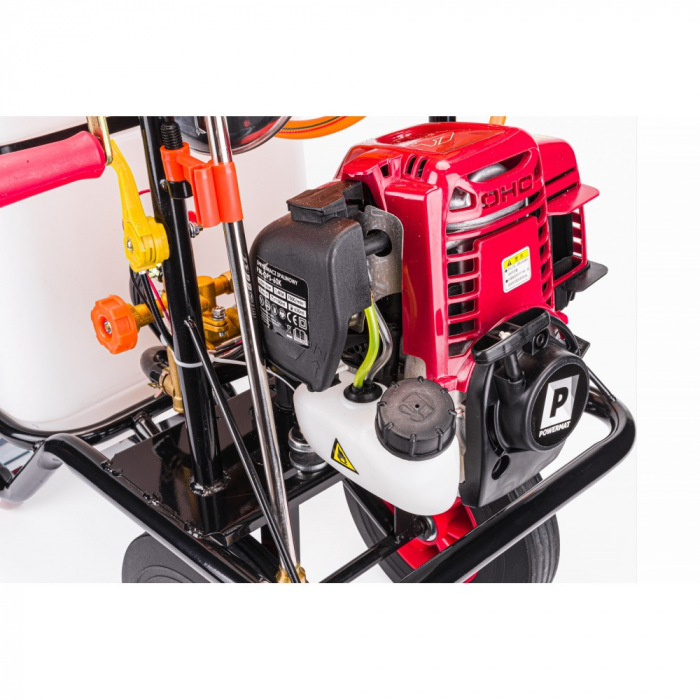 Pulverizator cu carucior, furtun 28 metri si rezervor de 60L motor de 1.4 CP in 4 timpi [9]