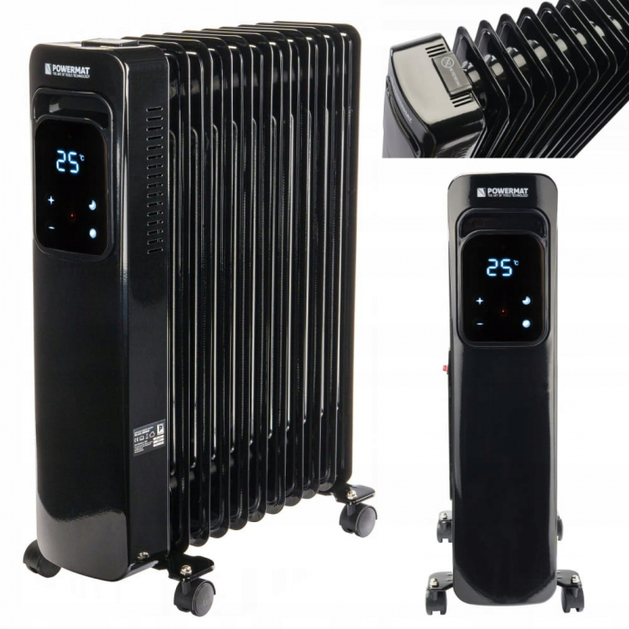 Radiator calorifer electric cu 11 elementi  ulei 2500 W cu telecomanda  control wi fi  Tuya Smart [7]