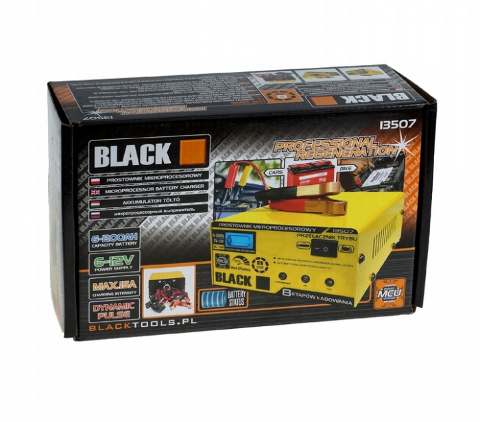 Redresor auto 6 12V cu microprocesor automat si carcasa metalica [3]