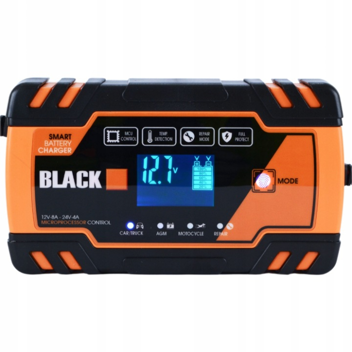 Redresor Auto Automat cu Microprocesor 12V/24V BLACK (13510) – Incarcare, Diagnosticare si Reparare [8]