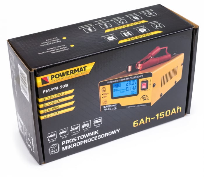 Redresor incarcator baterie auto cu microprocesor 10A  220V 12-24V [5]