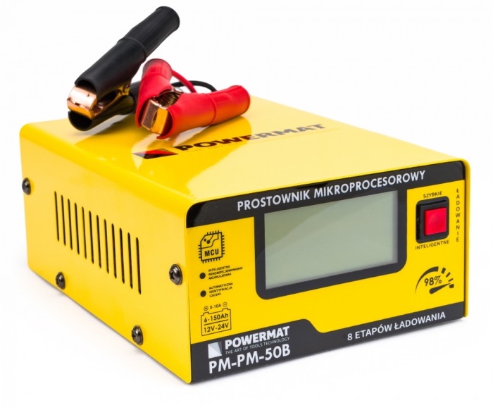 Redresor incarcator baterie auto cu microprocesor 10A  220V 12-24V [3]