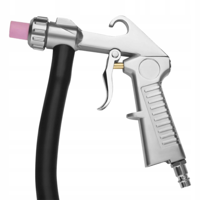Sablatoare Pneumatica Profesionala cu Sifon 10 Litri, Presiune 5.5 - 8.2 Bar, Furtun de Sablare 4.5 Metri, 4 Duze Ceramice Incluse (4-7mm), Greutate 2 kg, Model Anul 2026 [3]