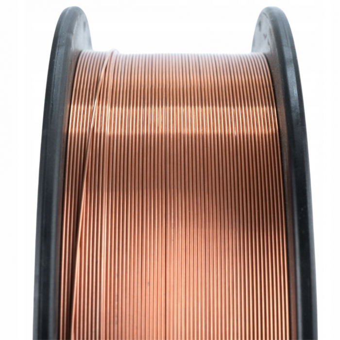 Sarma de sudura prin metoda MIG/MAG mangan siliciu 0,8mm 5kg  Standarde  AWS: A5.18-ER70S-6, DIN 8559: SG2 [4]