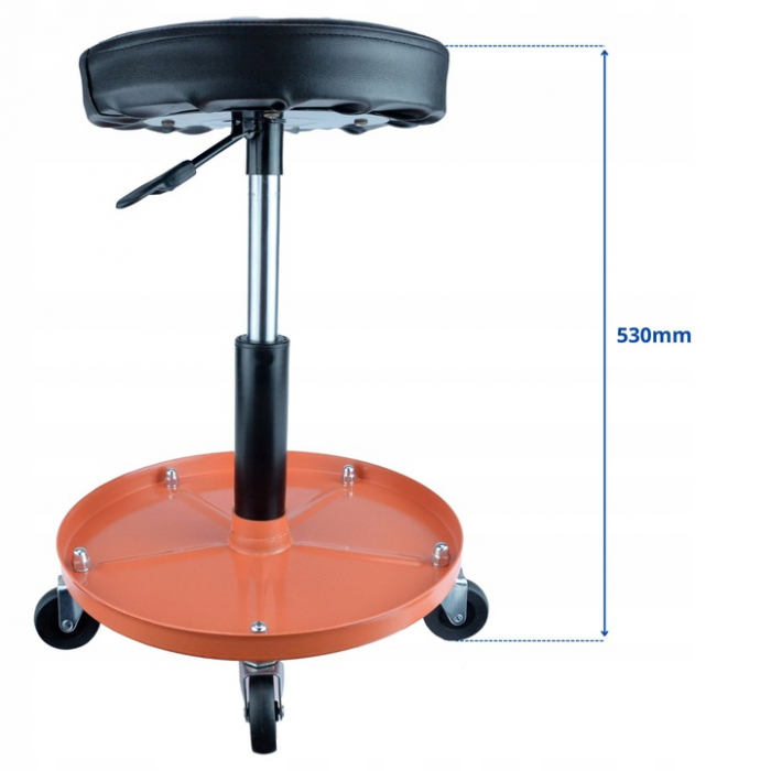 Scaun atelier pivotant, mecanic 140 KG  reglare pe inaltime  cu 5 roti SN6712 [7]