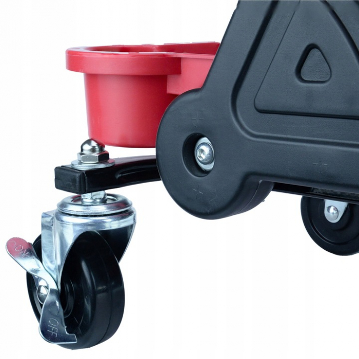 Scaun de atelier,pivotant, rotativ  360° cu raft 135kg SN6714 [5]