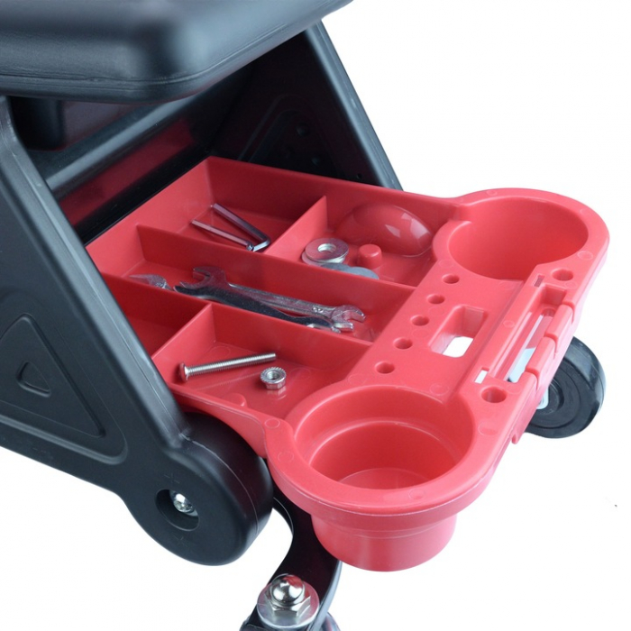 Scaun de atelier,pivotant, rotativ  360° cu raft 135kg SN6714 [6]