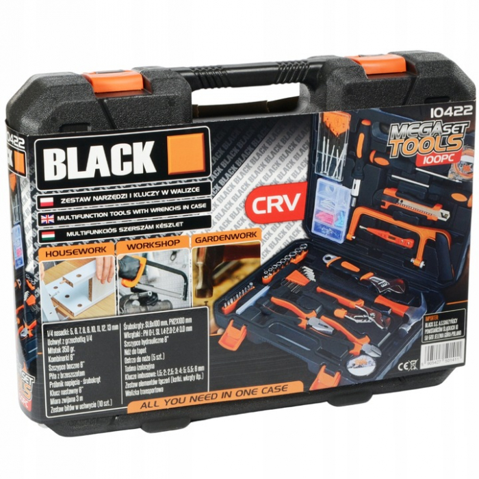 Set 100 scule si unelte universale, uz semi-profesionist BlackTools [10]