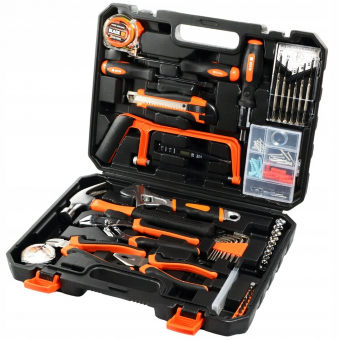 Set 100 scule si unelte universale, uz semi-profesionist BlackTools [1]