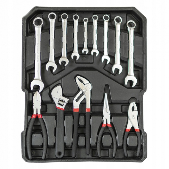 Set 419 buc de scule în cutie aluminiu cu roti [5]