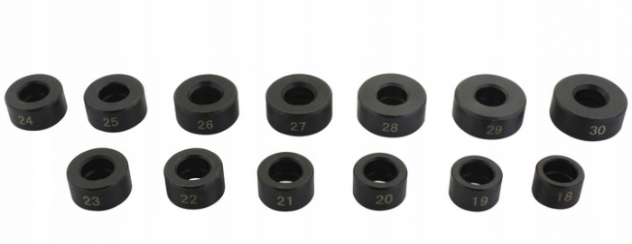 Set 52 flanse pentru inlocuit rulmenti si simeringuri, 18-65 mm + 74mm x Ø 12 mm [2]