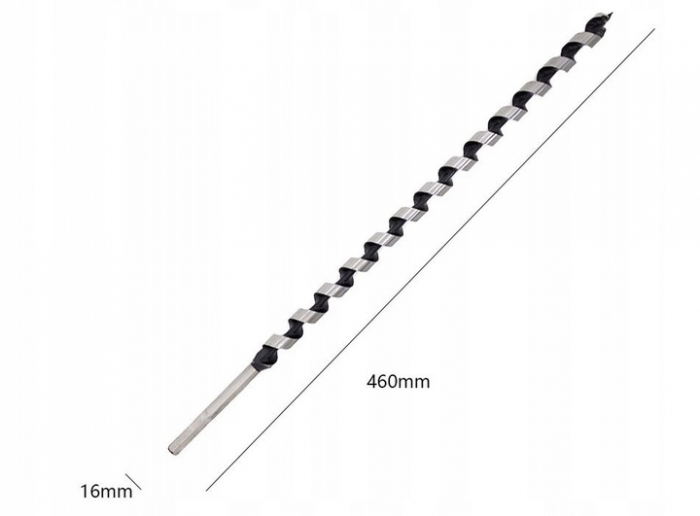 Set burghie pentru lemn 6 bucati 6-25mm 460mm [8]