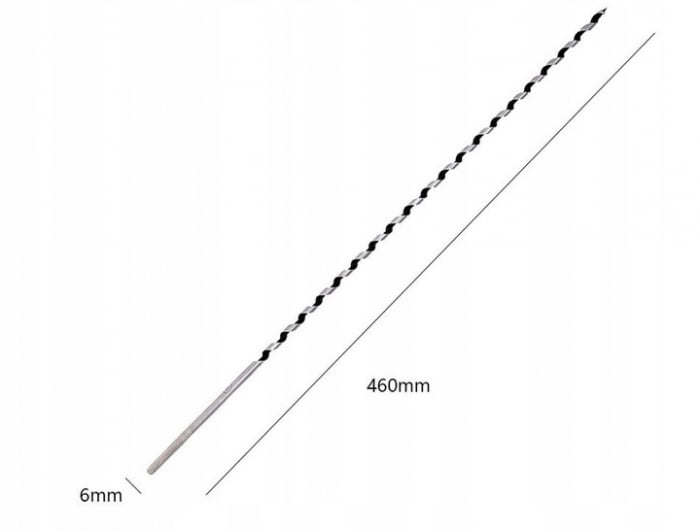 Set burghie pentru lemn 6 bucati 6-25mm 460mm [7]