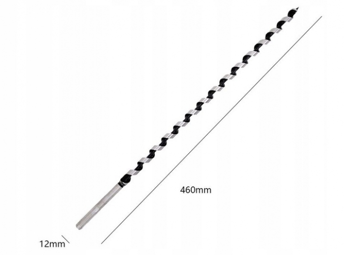 Set burghie pentru lemn 6 bucati 6-25mm 460mm [4]