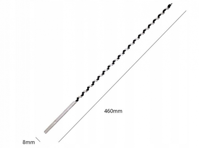 Set burghie pentru lemn 6 bucati 6-25mm 460mm [3]