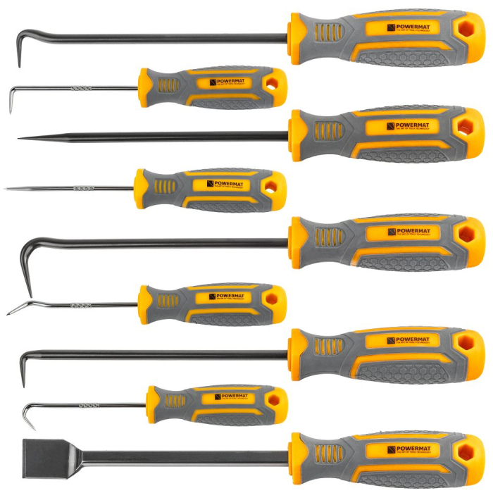 Set Cârlige Pentru Inele O – 9 Piese, Oțel Călit 40 HRC | Profesional pentru Service Auto [1]