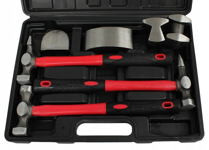 Set ciocane și nicovală de îndreptat caroserie auto, 7 piese [3]