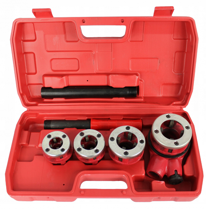 Set clupa filiera filetat manuala 4 piese 1/2", 3/4", 1" si 1-1/4" [6]