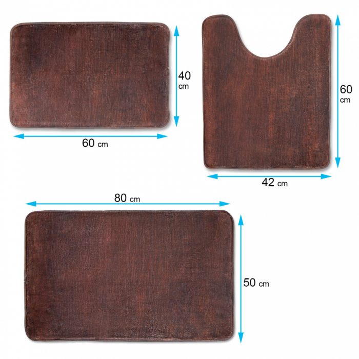 Set covorase pentru baie include 3 bucati  SN9903 [2]