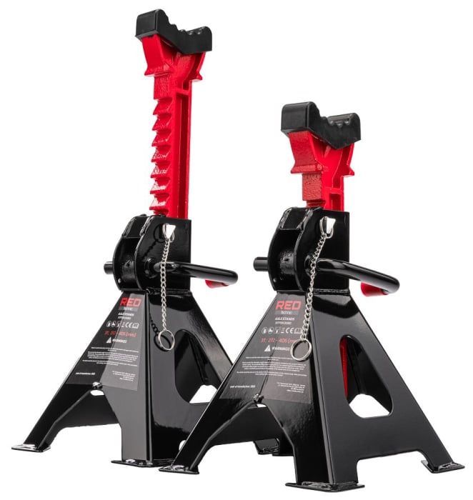 Set Cric hidraulic de 2,5 tone + doua suporturi cu o capacitate de ridicare de 3T [8]