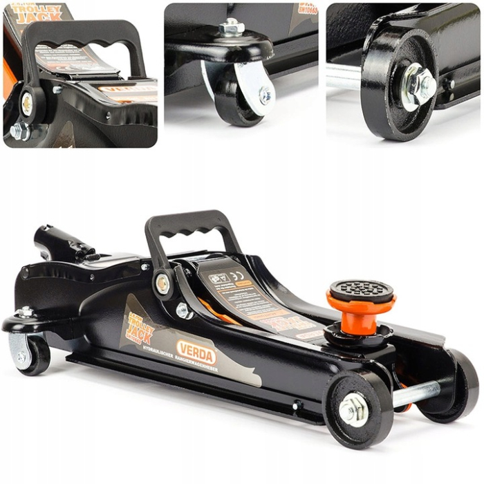 Set Cric hidraulic de 2,5 tone + doua suporturi cu o capacitate de ridicare de 3T [11]