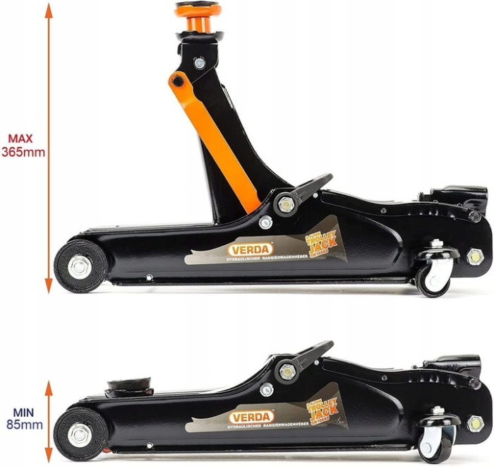 Set Cric hidraulic de 2,5 tone + doua suporturi cu o capacitate de ridicare de 3T [3]