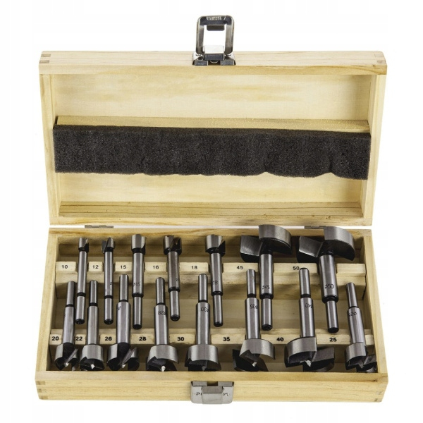 Set de 15 burghie diametrul de la 10 la 50 mm profesionale pentru lemn FORSTNER SN0323 [2]