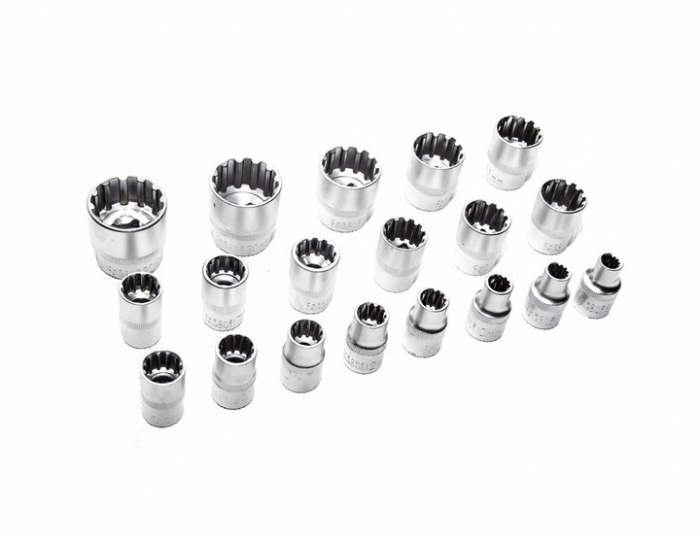 Set de 19 chei tubulare bihexagonale 8-32  1/2 [2]