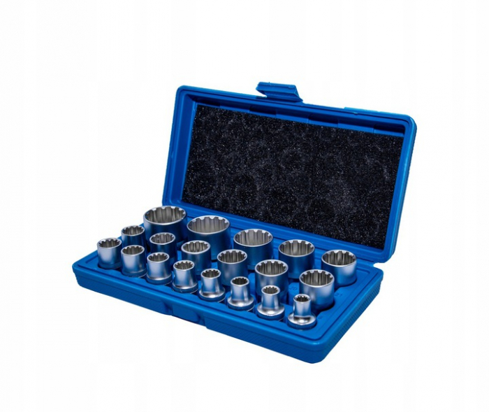 Set de 19 chei tubulare bihexagonale 8-32  1/2 [6]