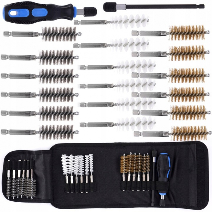 Set de 20 perii pentru curatare injectoare motor/ scaune/ canale [7]